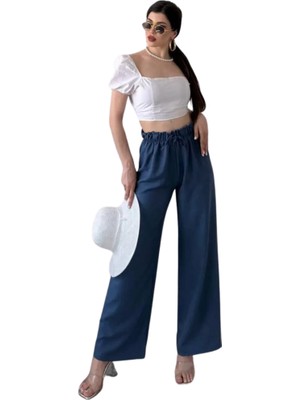 Beli Büzgülü Pantolon