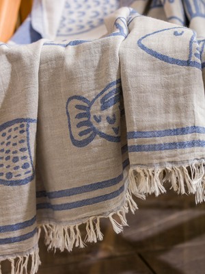 Lc Waikiki Yeni Sezon Baskılı Pamuklu Plaj Havlusu 70X150 cm