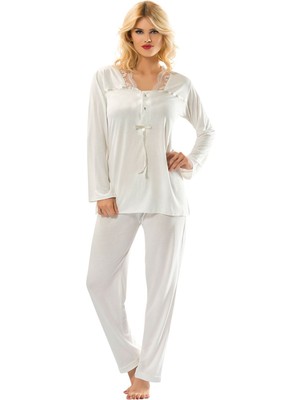 Sb Shopping Ekru Penye Pijama Takımı