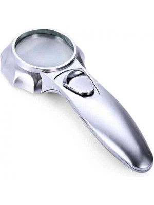 Karahanbey -7x Büyüteç 6 LED Işık Aydınlatma 50MM Optik Lens El Büyüteç ( Lisinya )