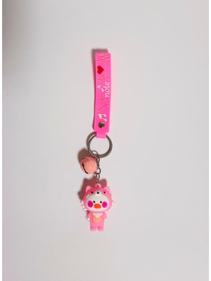 Karahanbey Anahtarlık Pembe Kostümlü Ördek