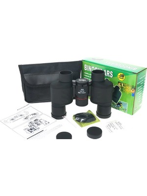 Karahanbey 10X30 Mavı Mercekli Kauçuk Kaplamalı Kamp Dürbün - Lisinya