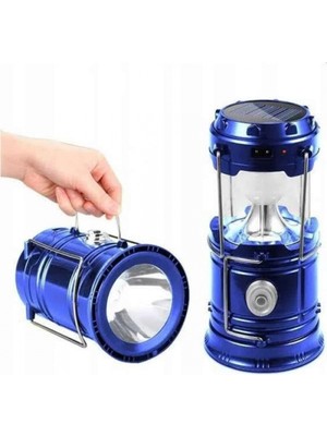 Marsilyan Kamp Lambası Güneş Enerjili Led Lamba Işıldak Şarjlı Powerbank Özellikli