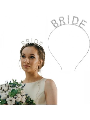 Marsilyan Bekarlığa Veda Bride Tacı Gümüş Renk