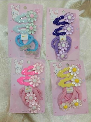 Elas Home Çocuk Çicek'li Toka Seti