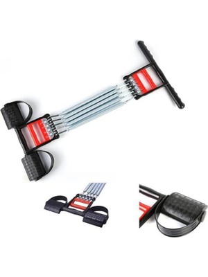 Feyza Design 5 Kademe Ayarlanabilir Çelik El ve Göğüs Yayı, Fitness ve Spor Aksesuarı