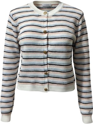 Modanı Seç Kadın Desenli Örgü Hırka