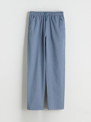 Lc Waikiki Yeni Sezon Beli Lastikli Keten Karışımlı Erkek Çocuk Pantolon