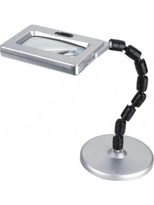 Karahanbey -Masa Üstü Akrobat 2.5X100X50.80X20 Mercekli Işıklı Büyüteç ( Lisinya )