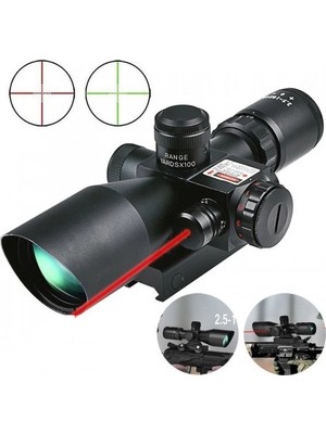 Karahanbey Süper Zoomlu – Lazerli – Profesyonel Tüfeği Dürbünü 2.5-10X40/E ( Lisinya )