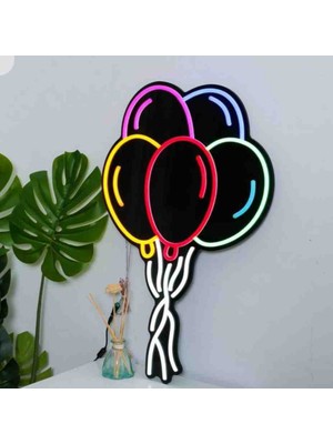 Kamer Neon LED Işıklı Balon