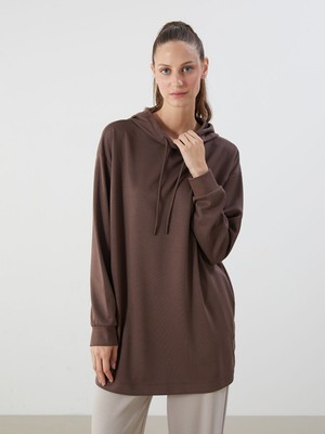 Lc Waikiki Yeni Sezon Düz Oversize Kadın Hoodie