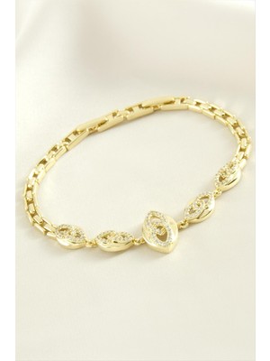 SiHako Xuping Sonsuzluk Zirkon Taşlı Lüks Çelik Bileklik