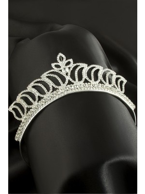 SiHako Lüks Taşlı Gelin Tacı