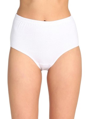 Tutku Kadın Beyaz Ribana Bato Külot Yeni Sezon-Beyaz-1