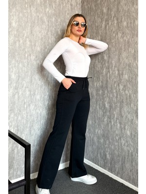 Modaplaza Kadın Geniş Paça Eşofman Alt 3038