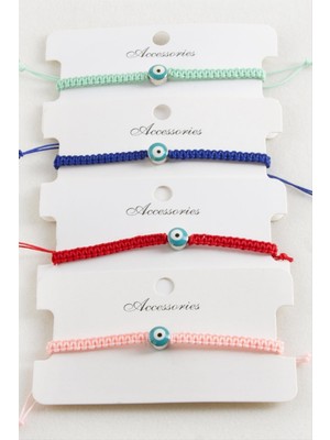 SiHako Nazar Makrome Örgülü Bileklik