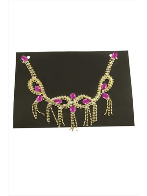 SiHako Damla Şerit Taşlı Alınlık