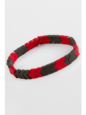 SiHako Taraftar Çavuş Hematit Doğaltaş Bileklik