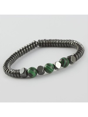 SiHako Hematit - Mat Onix Doğaltaş Bileklik