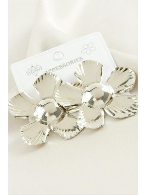 SiHako Papatya Metal Küpe