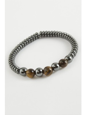 SiHako Kaplangözü Hematit Doğaltaş Bileklik