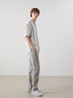 Lc Waikiki Yeni Sezon Rahat Kalıp Keten Görünümlü Erkek Pantolon