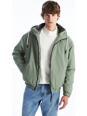 Lc Waikiki Yeni Sezon Rahat Kalıp Kapüşonlu Erkek Orta Kalın Mont