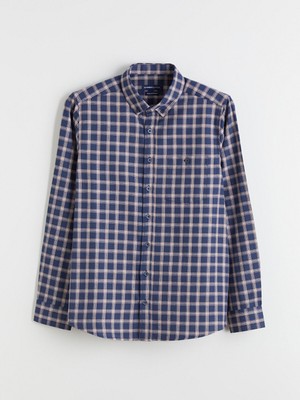 Lc Waikiki Yeni Sezon Regular Fit Uzun Kollu Ekose Erkek Gömlek