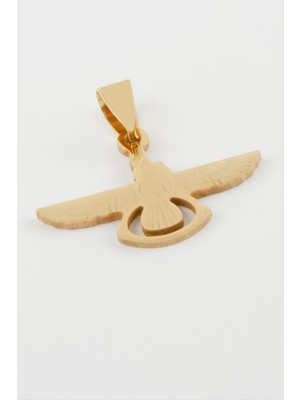 SiHako Kuş Çelik Kolye Ucu 3 cm