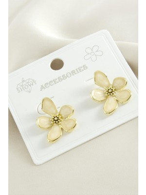 SiHako Çiçek Mineli Küpe