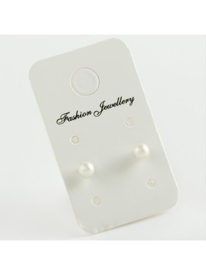 SiHako Top Incili Küpe 4 mm