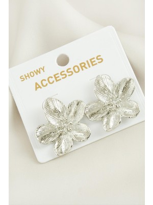 SiHako Orkide Metal Küpe