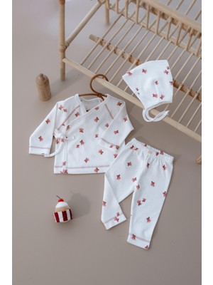 Oh la la Koala For Little Ones Çan Baskılı Pure Hug Serisi Kruvaze 3'lü Takım