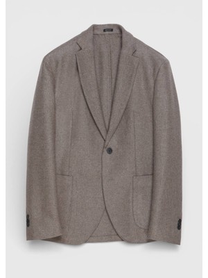 Ramsey Renkli Yün Karışımlı Ceket