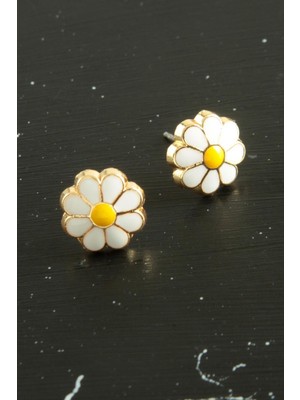 SiHako Papatya Mineli Minik Küpe