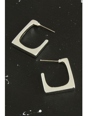 SiHako Kare Yeni Sezon Metal Küpe