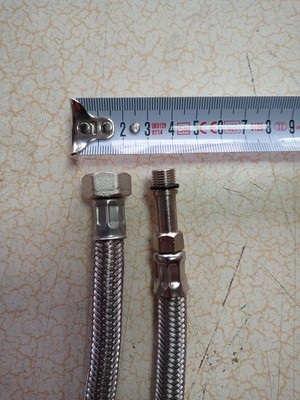 Diril Yapı Market 70 cm M10 Batarya Çelik Örgülü Bağlantı Hortumu (25 Ad)