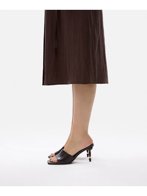 İpekyol Karma boncuklu topuklu terlik IS1260037007074