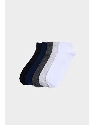 DeFacto Erkek 5'li Pamuklu Patik Çorap G2082AXNS