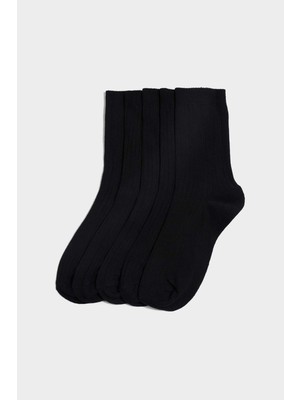 DeFacto Kadın 5li Pamuklu Uzun ÇORAP H1559AXNS