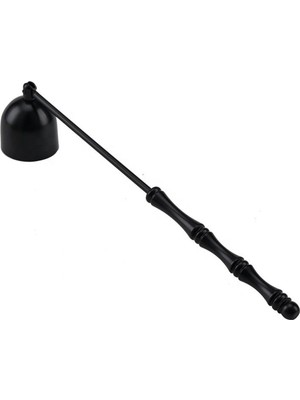 PremiumPort El Yapımı 18 cm Siyah Oynar Başlıklı Modern Mum Söndürücü
