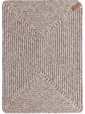 PremiumPort El Yapımı Örgü Natural Dikdörtgen Amerikan Servis 32X45, Şık ve Kullanışlı