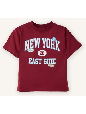 DeFacto Erkek Bebek Oversize Geniş Kalıp Baskılı Kısa Kollu TIŞÖRT G7478A526SM