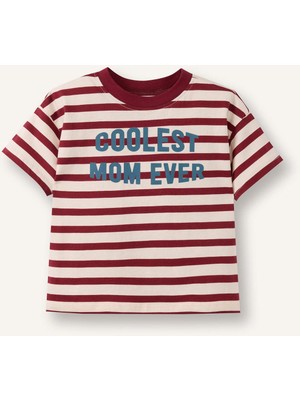 DeFacto Oversize Baskılı Kumaş Kısa Kollu Tişört Erkek Bebek G7480A526SM