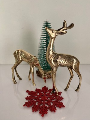 PremiumPort Pirinç Ceylan Takımı Dekoratif Obje, Şık ve Zarif Ev Dekorasyonu