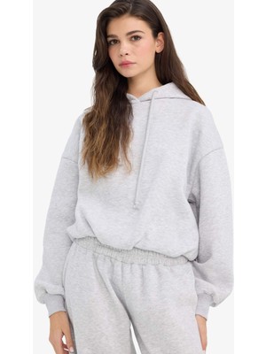 DeFacto Oversize Kapüşonlu Sweatshirt G7353AX25CW