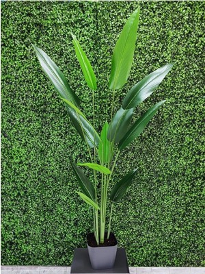 PremiumPort 150 cm Yapay Ağaç, 13 Yapraklı Dekoratif Bitki, Canlı Görünüm