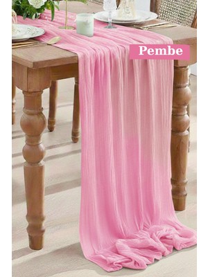 PremiumPort Modern Bohem Runner Masa Örtüsü, Şık Ev ve Düğün Dekoru Seti