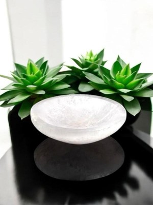 PremiumPort Doğal Taş Kase, Selenit Taşıyla Şifa ve Enerji Dönüşümüne Destek